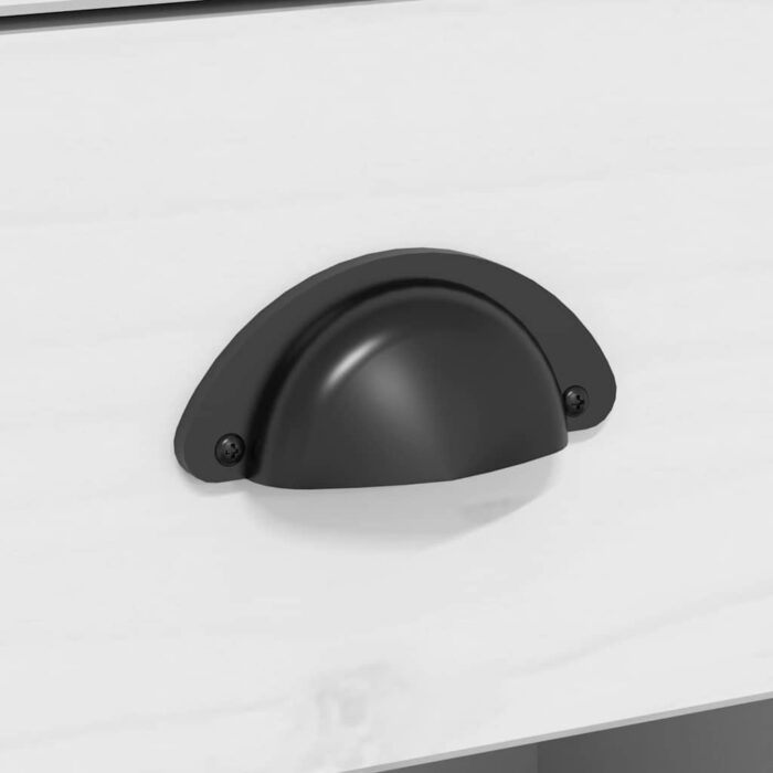 Highboard BODO Weiss 115,5x43x200,5 cm Massivholz Kiefer – Bild 9