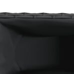 Pflanzkübel mit 2 Töpfen 2 Stk. Schwarz 90x20x40 cm Poly Rattan – Bild 11