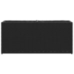 Pflanzkübel mit 2 Töpfen 2 Stk. Schwarz 90x20x40 cm Poly Rattan – Bild 6