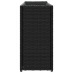 Pflanzkübel mit 2 Töpfen 2 Stk. Schwarz 90x20x40 cm Poly Rattan – Bild 7