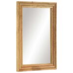 3-tlg. Badmöbel-Set Raues Mangoholz – Bild 7