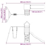 Spielturm - Massivholz Kiefer – Bild 12