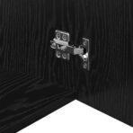 Aufbewahrungsschrank 3 pcs Schwarz Eichen-Optik – Bild 11