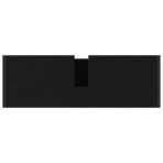 Badezimmermöbel-Set mit Tür Schwarz Eichen-Optik Holzwerkstoff – Bild 11