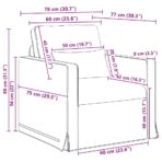 Sofa 2 pcs Hellgrau – Bild 9