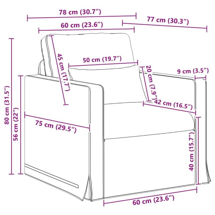 Sofa 2 pcs Hellgrau – Bild 9