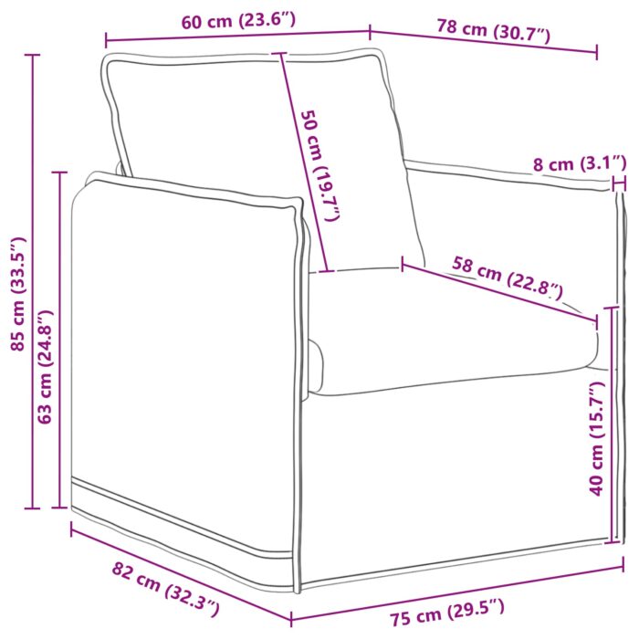 Sofa 2 pcs Hellgrau – Bild 9