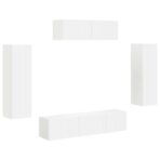 TV-Schränk 5 pcs Weiss – Bild 2
