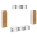 TV-Schränk 5 pcs Weiss – Bild 9