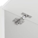 Waschmaschinen-Schrank Weiss 67,5 x 68 x 200 cm Holzwerkstoff – Bild 7