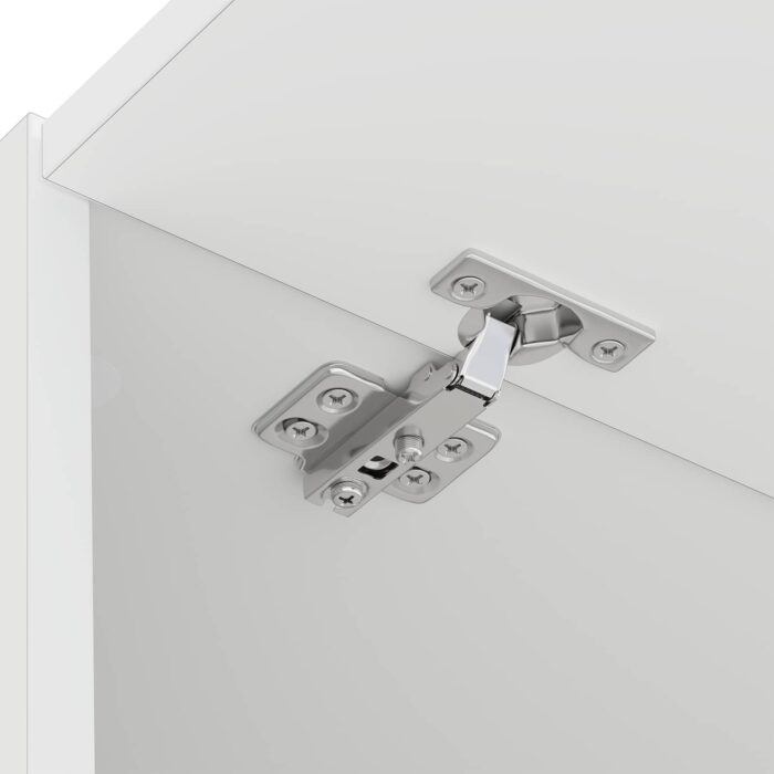 Waschmaschinen-Schrank Weiss 67,5 x 68 x 200 cm Holzwerkstoff – Bild 7