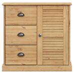 Sideboard mit Schubladen VIGO 78x40x75 cm Massivholz Kiefer – Bild 5