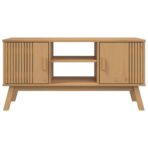 TV-Schrank OLDEN Braun 114x43x57 cm Massivholz Kiefer – Bild 6