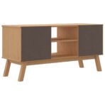 TV-Schrank OLDEN Braun 114x43x57 cm Massivholz Kiefer – Bild 8
