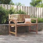 Gartenbank 114x59x87 cm Massivholz Teak