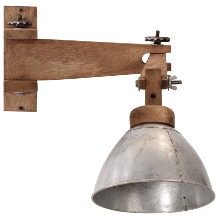 Wandleuchte 25 W Vintage Silbern E27 – Bild 3