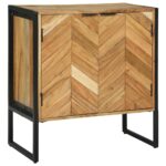 Sideboard 70 x 35 x 75 cm Massivholz Akazie