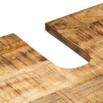 Waschbeckenunterschrank 62x34x58 cm Raues Massives Mangoholz – Bild 8