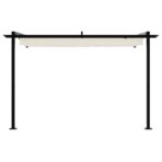 Pavillon Creme 300 x 300 x 200 cm Polyester – Bild 4