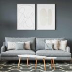 Wandfarbe Grau 2,5 l Wall Print