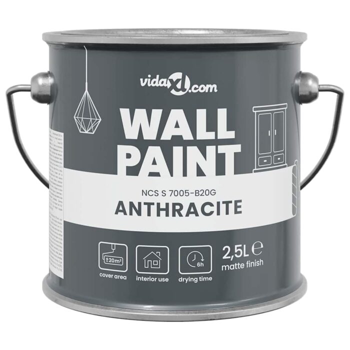 Wandfarbe Grau 2,5 l Wall Print – Bild 2