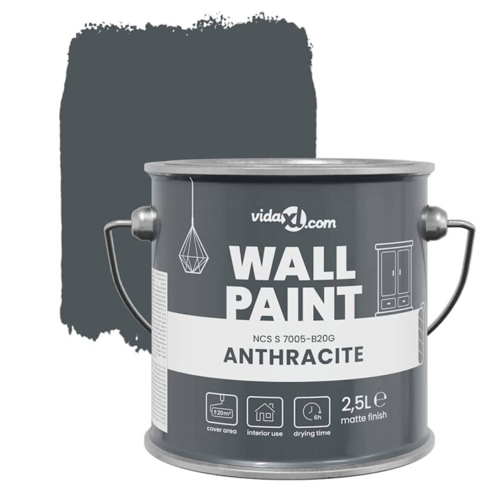 Wandfarbe Grau 2,5 l Wall Print – Bild 5
