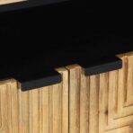 Sideboard Braun 60x33x75 cm Massivholz Mango – Bild 7