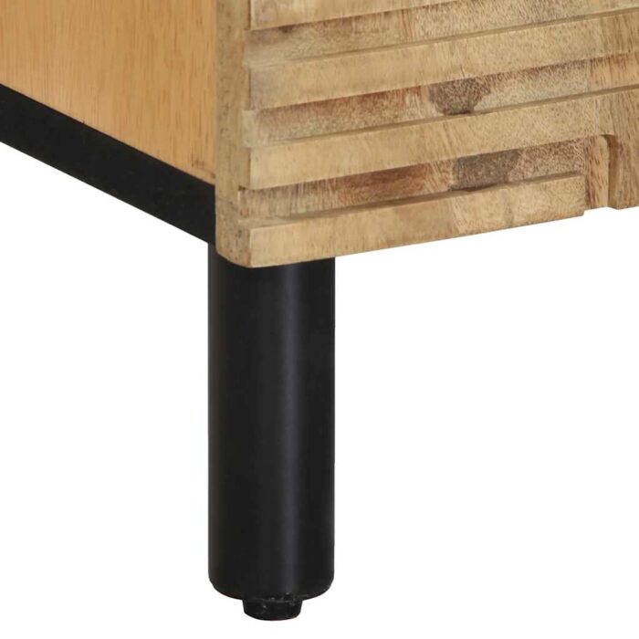 Sideboard Braun 60x33x75 cm Massivholz Mango – Bild 8
