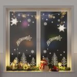 Weihnachtsbeleuchtung Sternschnuppen-Silhouette 2 Stk. 50 LEDs