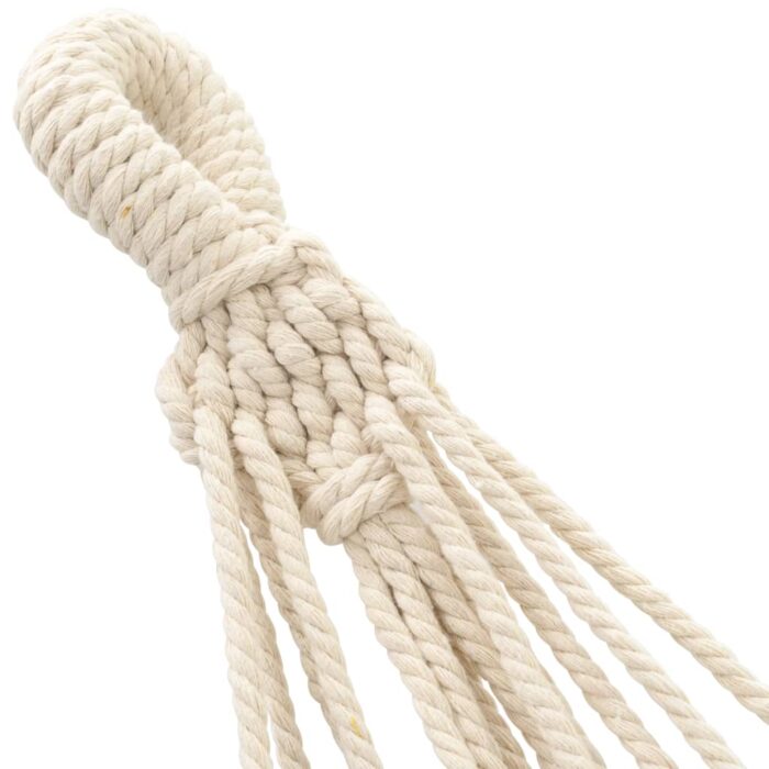 Hängematte 260x150 cm Creme – Bild 4