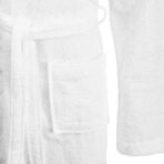 Bademantel KINN Weiss S Baumwolle – Bild 4