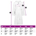 Bademantel KINN Weiss S Baumwolle – Bild 7