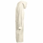 Decken-Hoodie KINN Creme L Baumwolle – Bild 2