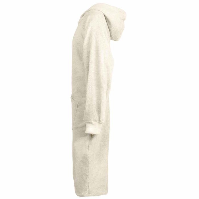Decken-Hoodie KINN Creme L Baumwolle – Bild 2