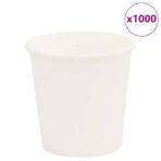 Pappbecher 1000 Stk. 4oz 100ml Weiss