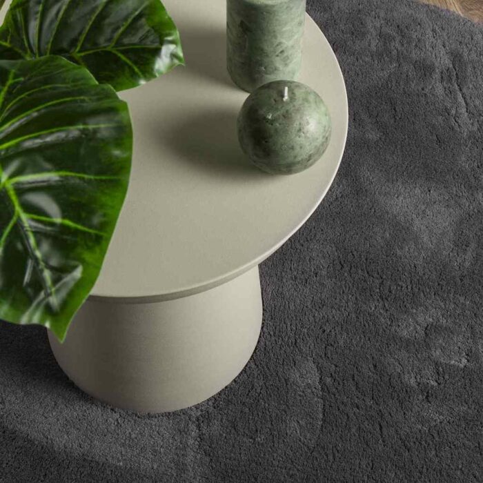 Bereichsteppiche HUARTE Anthrazit 80 x 150 cm Polyester – Bild 6