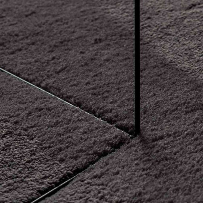 Bereichsteppiche HUARTE Anthrazit 80 x 150 cm Polyester – Bild 8