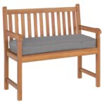 Kissen Anthrazit 110 x 40 x 8 cm Oxford-Stoff – Bild 2