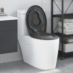 Toilettensitz Anthrazit 47 x 37 x 4 cm Duroplast