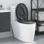 Toilettensitz Anthrazit 47 x 37 x 4 cm Duroplast