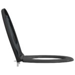 Toilettensitz Anthrazit 47 x 37 x 4 cm Duroplast – Bild 8