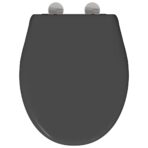 Toilettensitz Anthrazit 47 x 37 x 4 cm Duroplast – Bild 9