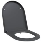 Toilettensitz Anthrazit 49 x 36 x 4 cm Duroplast
