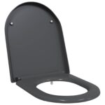 Toilettensitz Anthrazit 49 x 36 x 4 cm Duroplast