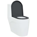 Toilettensitz Anthrazit 49 x 36 x 4 cm Duroplast – Bild 2