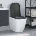 Toilettensitz Anthrazit 47,5 x 35 x 3,6 cm Duroplast