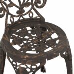 Garten Bistro Set 3 pcs Bronze Aluminium – Bild 11