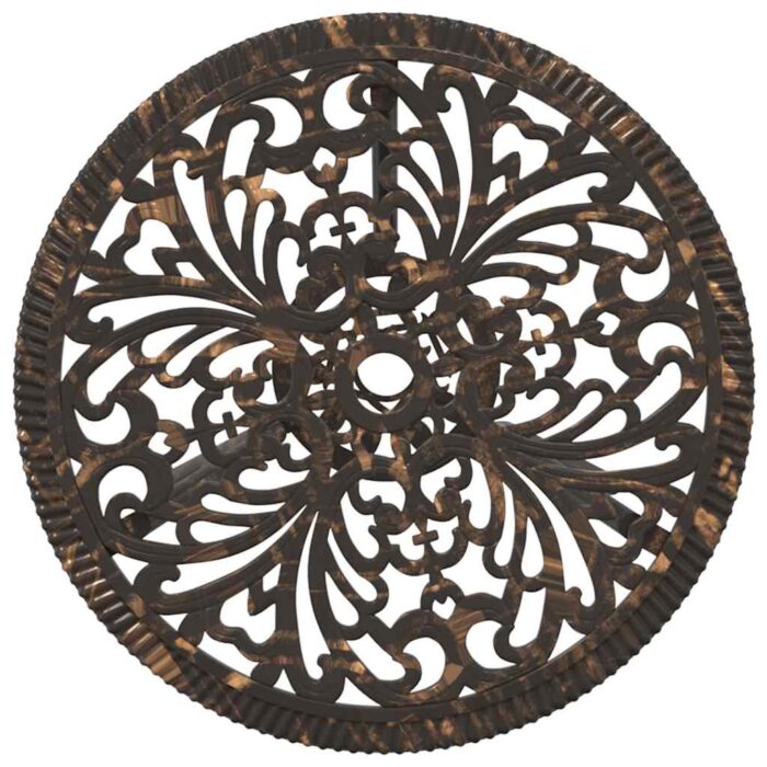 Garten Bistro Set 3 pcs Bronze Aluminium – Bild 8