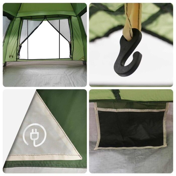 Sofort-Zelt mit Regenhaube für 3 Personen, schnell abnehmbar – Bild 10