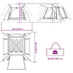 Sofort-Zelt mit Regenhaube für 3 Personen, schnell abnehmbar – Bild 11